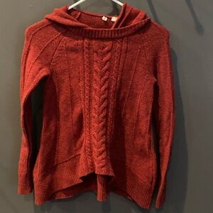 Anthropologie size XS cute wool cableknit sweater great condition